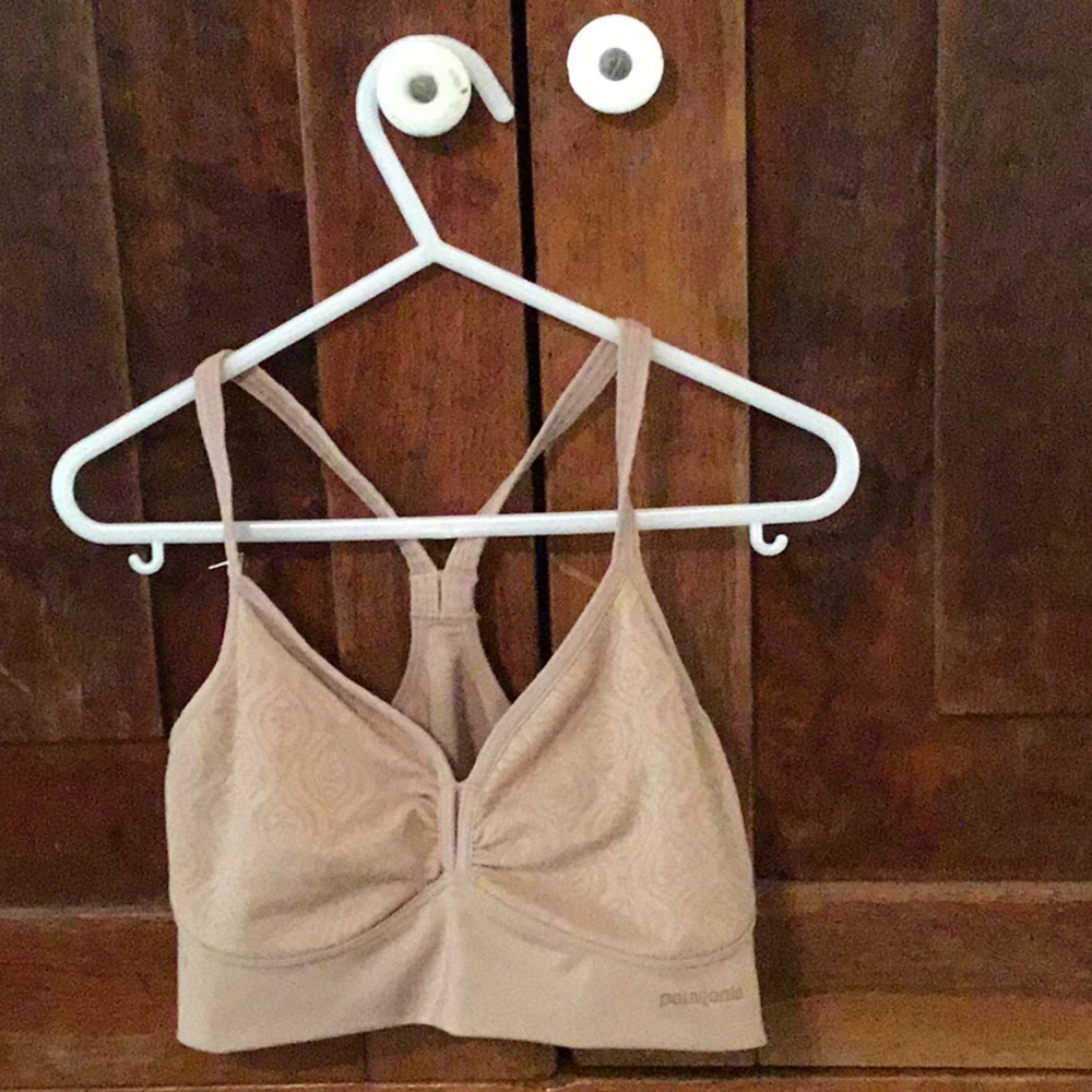 Patagonia Women’s Sports Bra tan Sz Sm